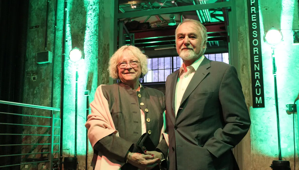 125 Jahrfeier: DAV-Präsident Roland Stierle mit Gattin | © Ulrike Impelmann
