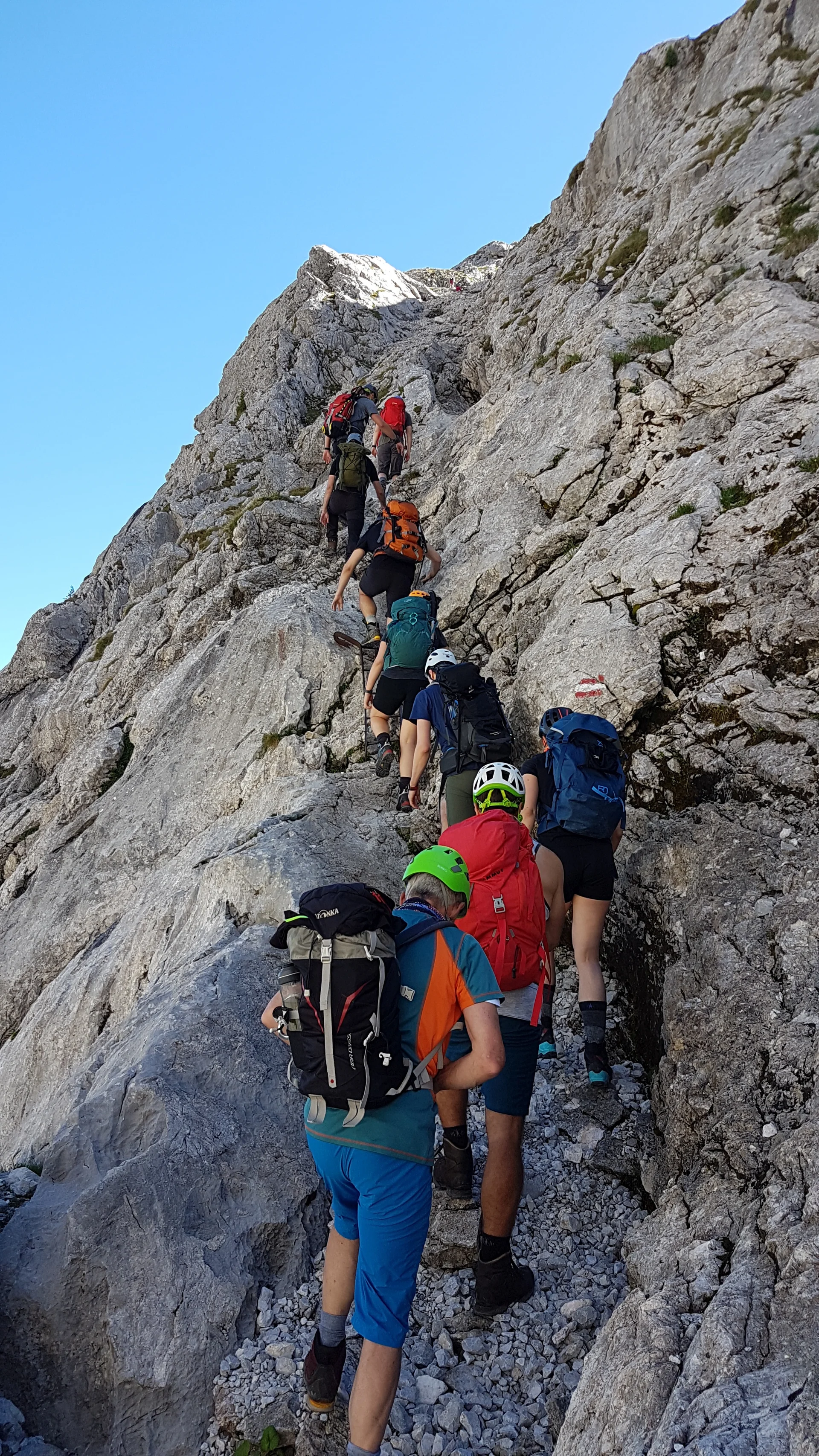 © Aufstieg zur Schärtenspitze / Sandra Schürmann