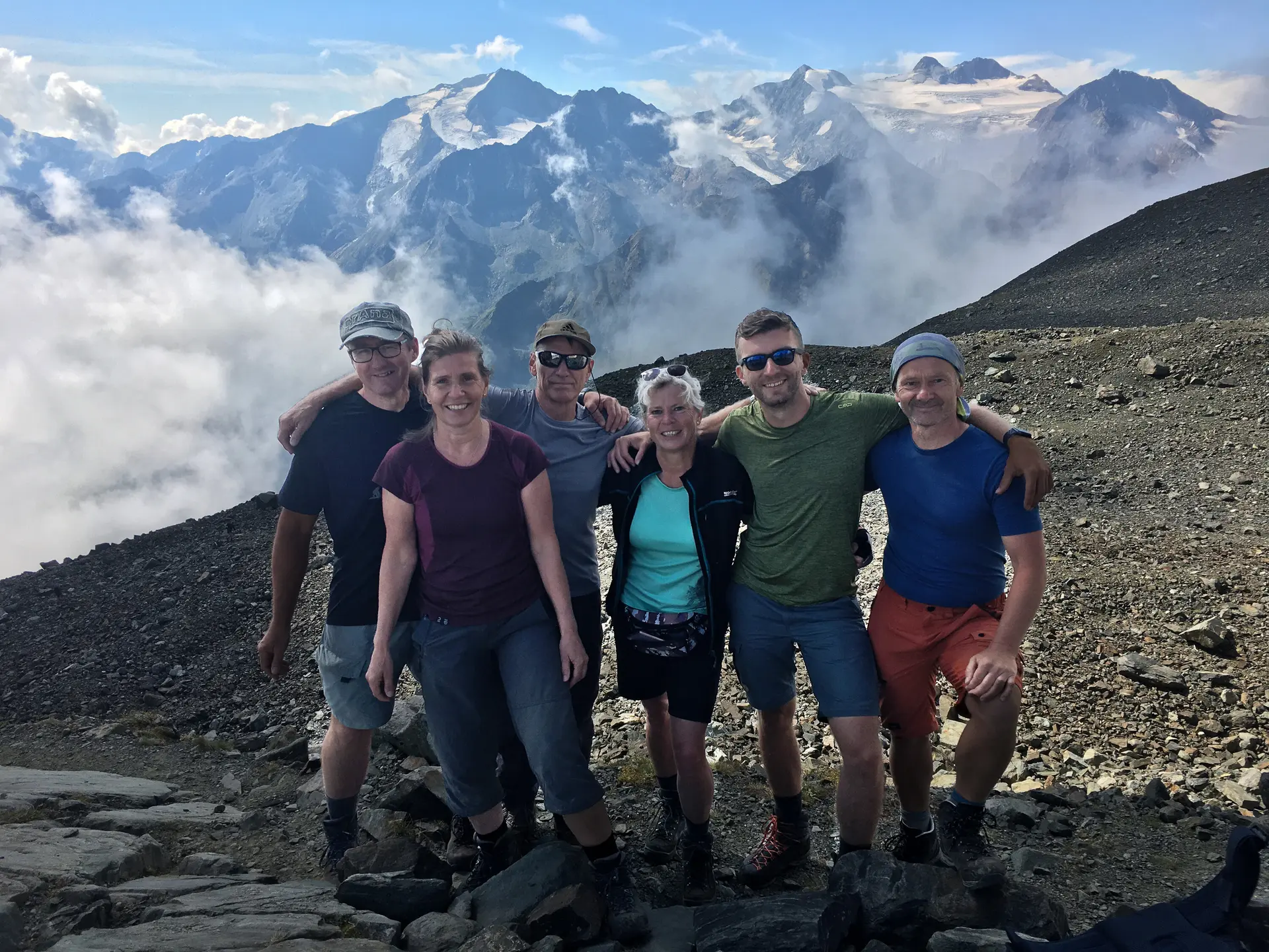 © Martin Lichy / Blick auf Wilder Freiger,  Wilder Pfaff,  Zuckerhütl,  Aperer  Pfaff  (v.l.n.r.)