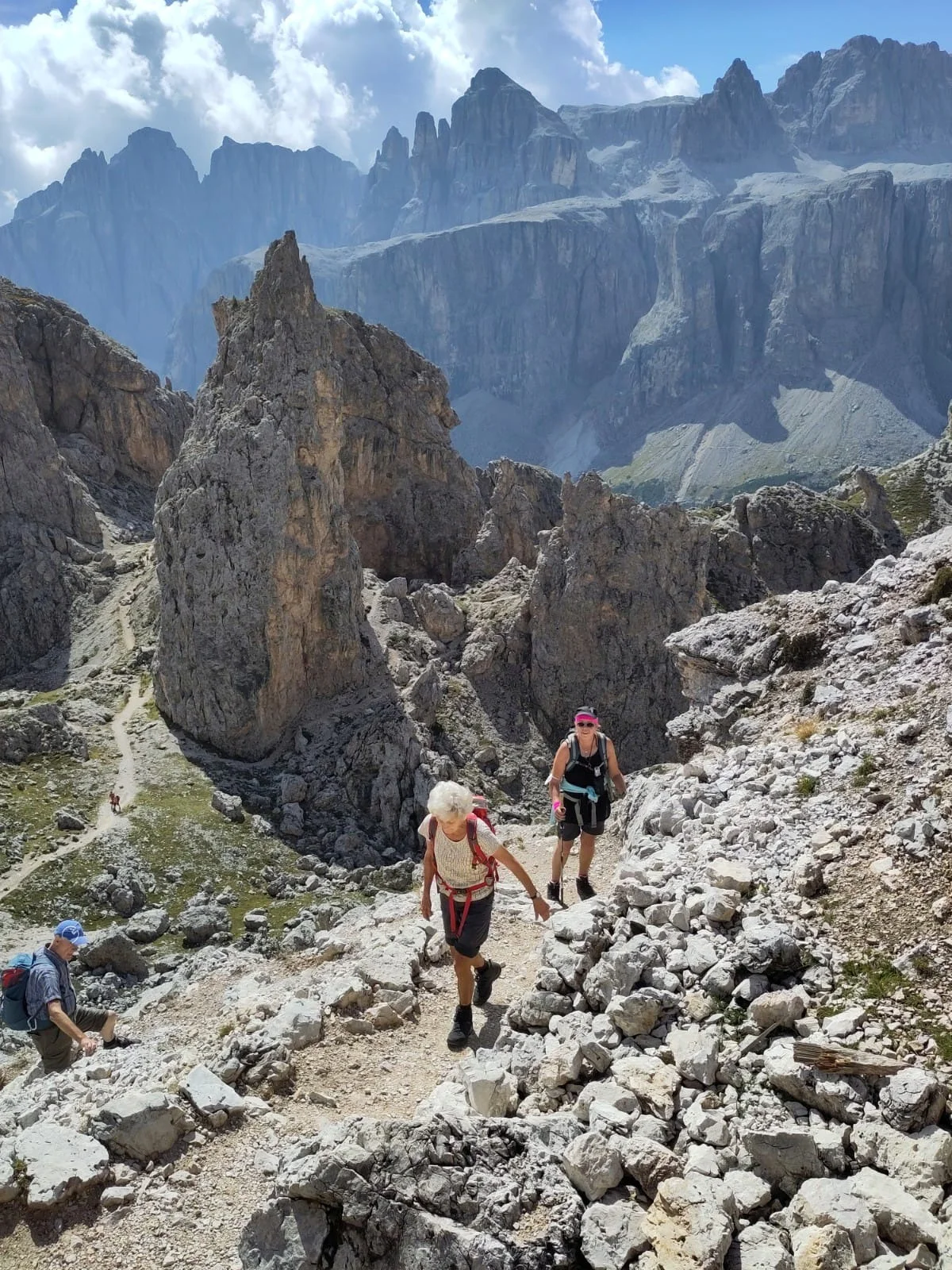 © Blick auf die Nordseite der Sellagruppe / Ulrike Römling