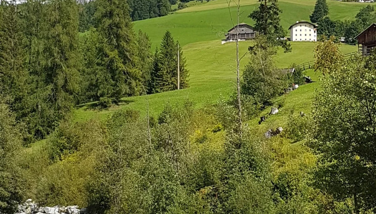 © Der Fluss Gader mit Blick auf Kreuzkofel / Ulrike Römling