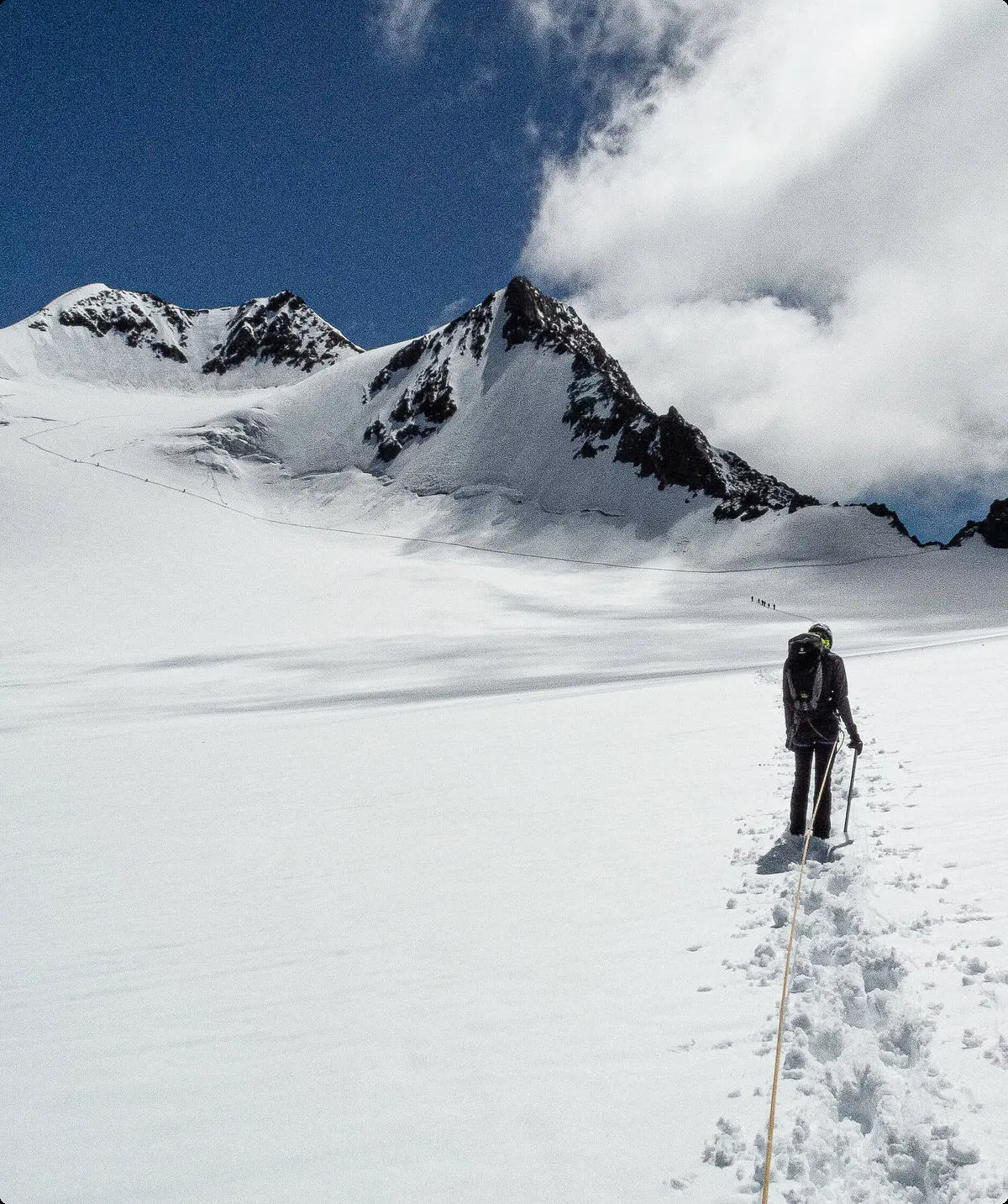 Aufstieg zur Wildspitze | © Walter Weiß