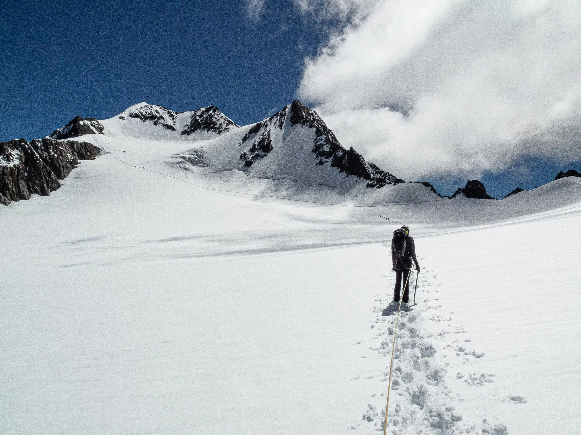 Aufstieg zur Wildspitze | © Walter Weiß
