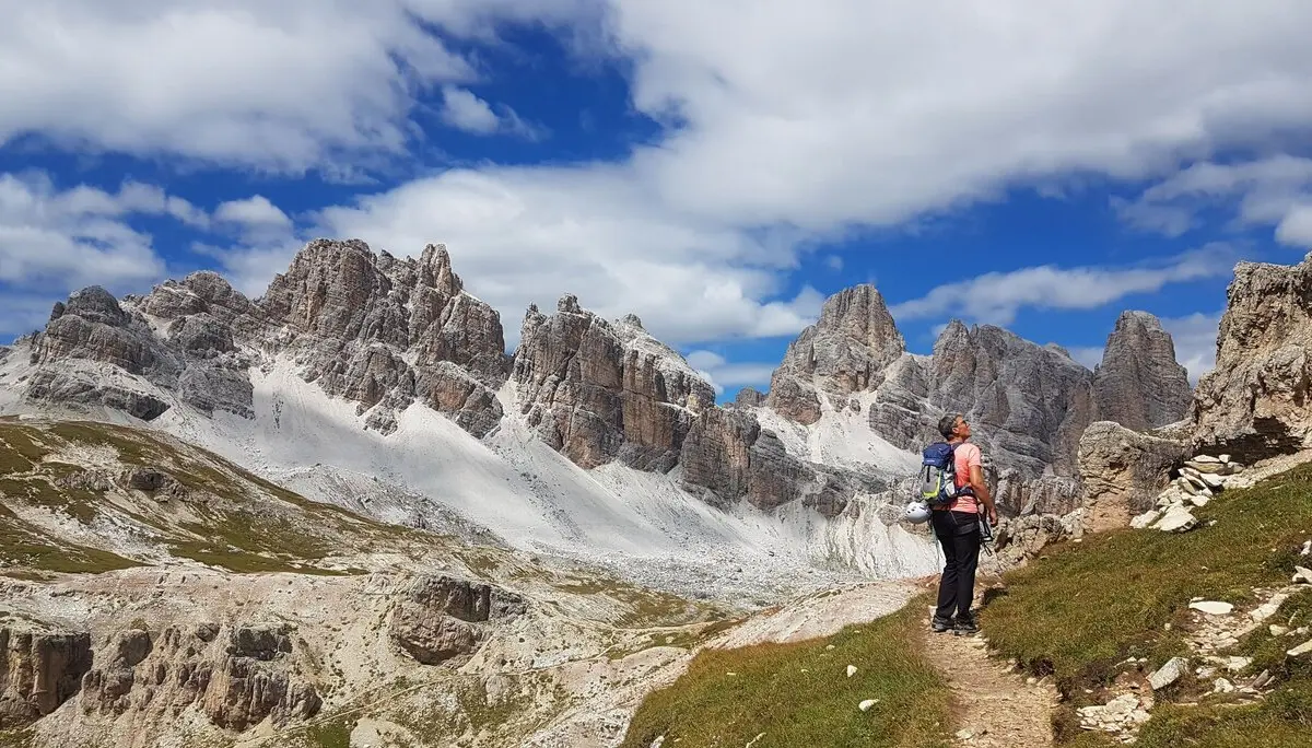 © Blick auf südlichen, nördlichen Lagazuoi und Fanisspitzen / Lena Schürmann