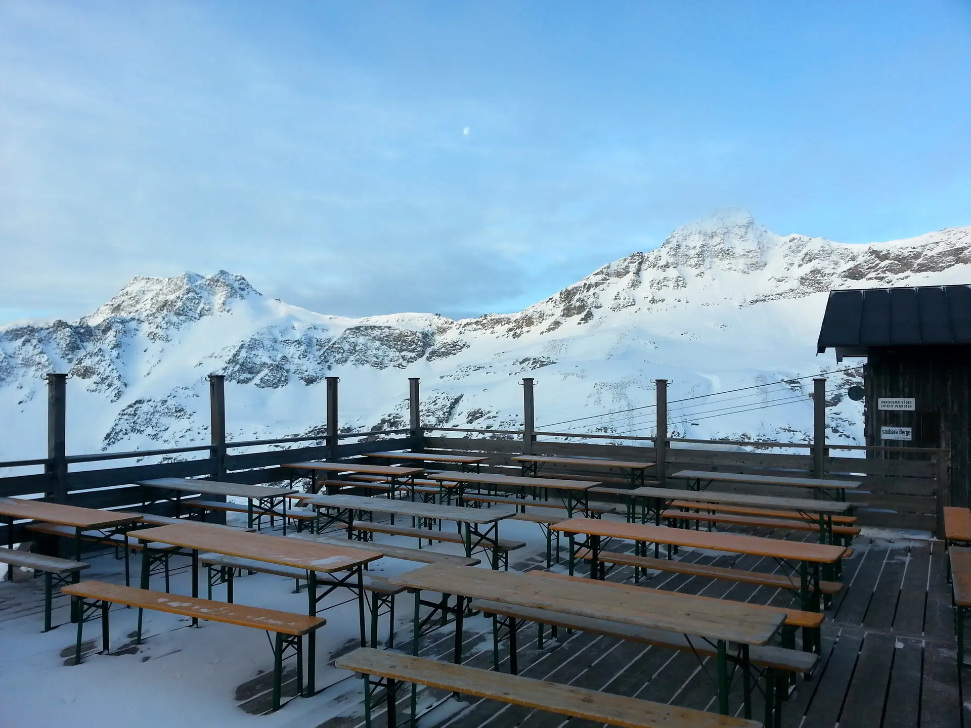 Terrasse Winter | © Blick auf Schwarzsee- und Weißseekopf / Oliver Knorre