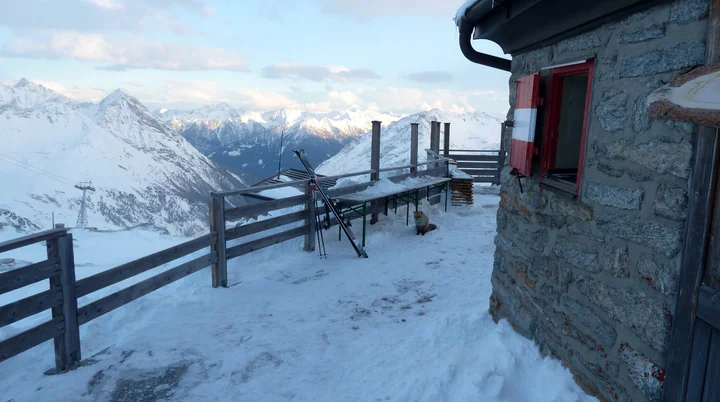 © Oliver Knorre / Blick nach Süden auf die Kreuzeckgruppe und den Hüttenfuchs