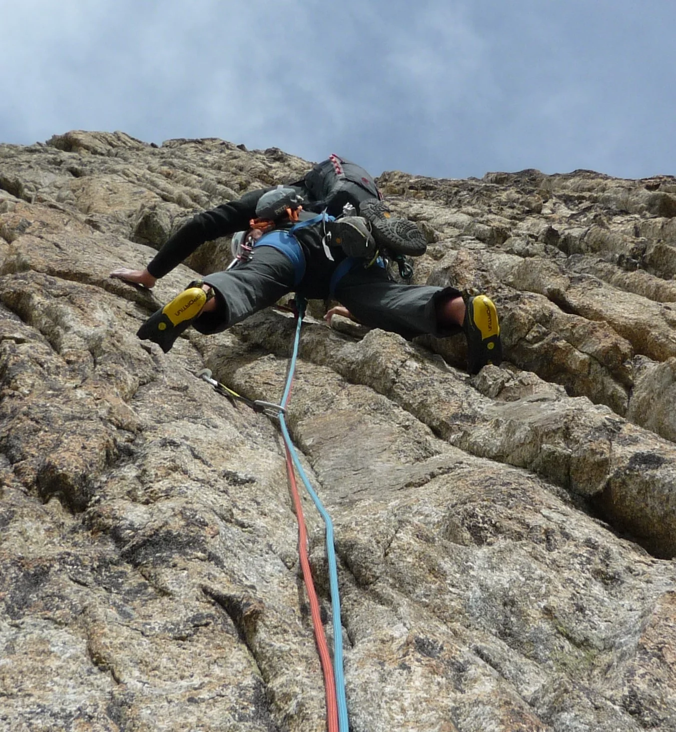© 5. Seillänge Visite Obligatoir / Gerhard Biallas