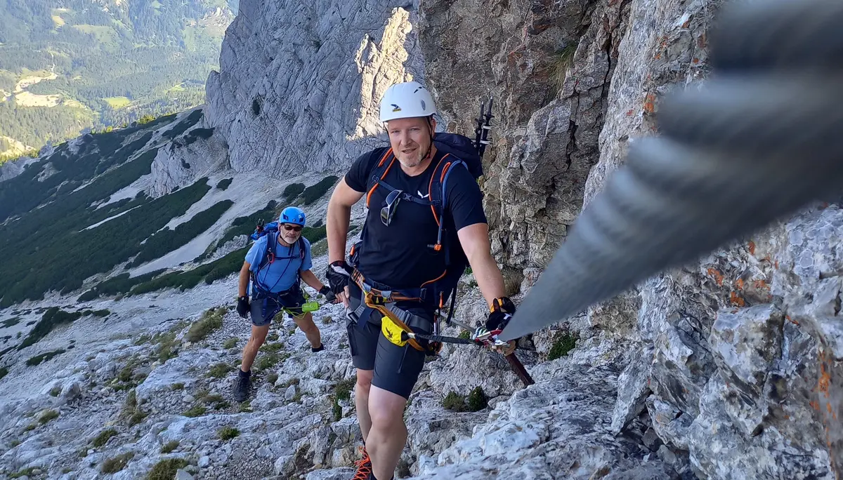Im Südwandklettersteig | © Markus Mittasch