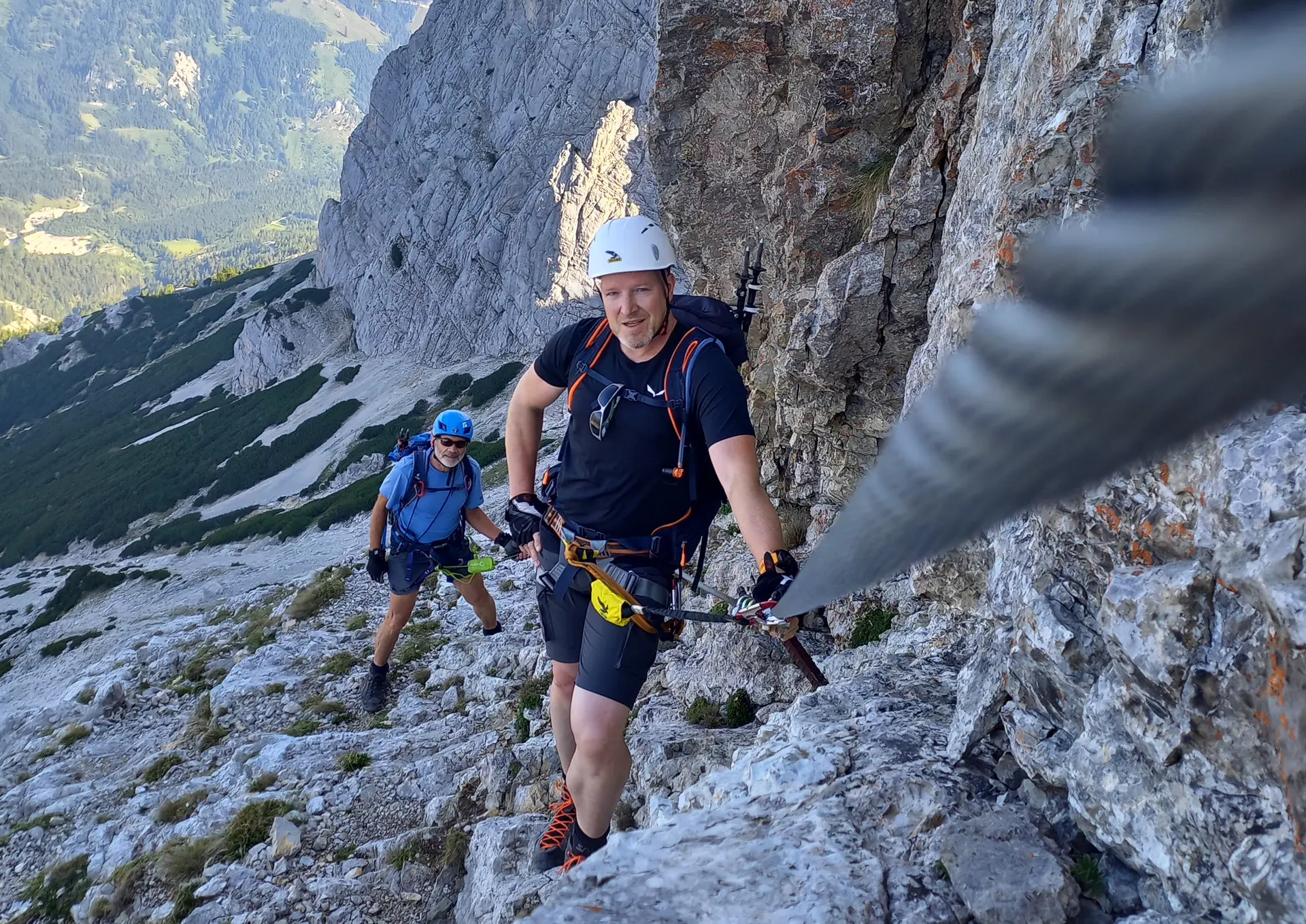 Im Südwandklettersteig | © Markus Mittasch
