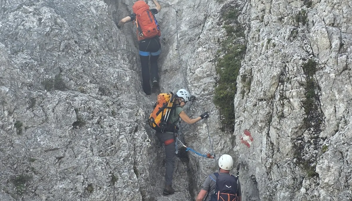 Im Jungfernklettersteig | © Eckes Deflize