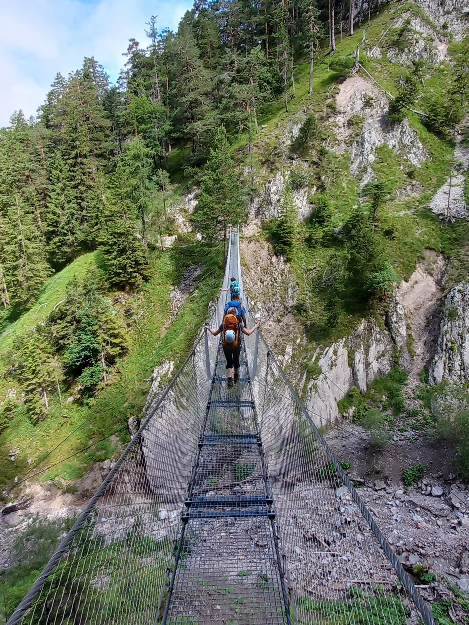 Hängebrücke über Sulzleklamm  | © Markus Mittasch
