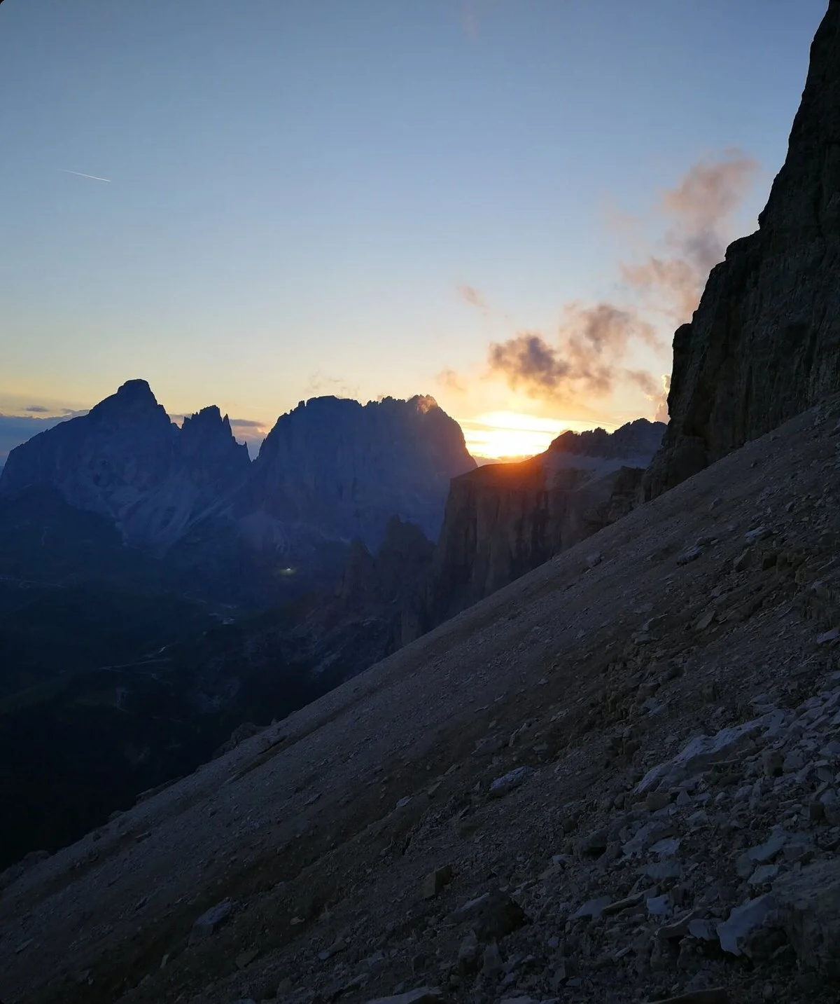 © Oliver Knorre / Blick zur Langkofelgruppe vom Sass Pordoi