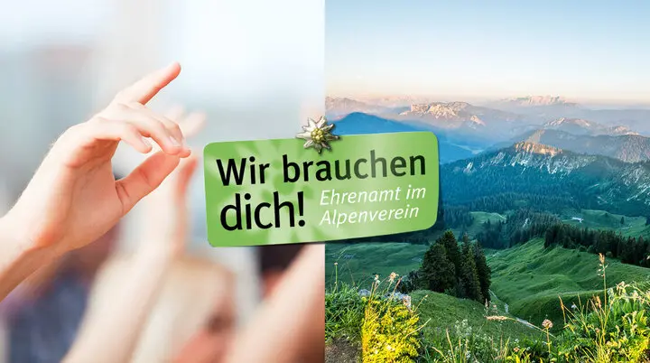 Bildmotiv "Ehrenamt: Wir brauchen Dich" - Imagefoto | © DAV