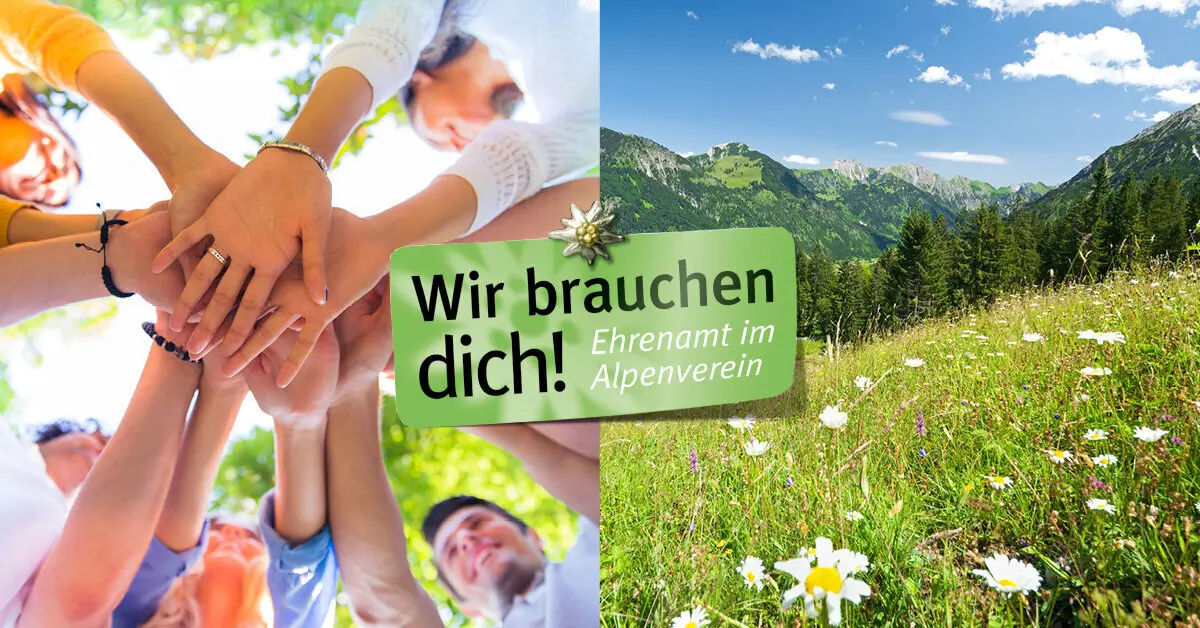 Bildmotiv "Ehrenamt: Wir brauchen Dich" - Imagefoto | © DAV